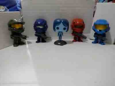 Funko Pop Halo Figures Vaulted And Retired Set Of 5 2011