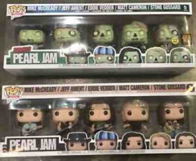 Pearl Jam Funko Pop Zombies 5 Pack And Regular 5 Pack. Both Sets