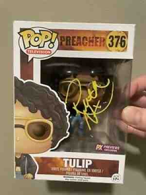 RUTH NEGGA SIGNED TULIP FUNKO POP 376 PREACHER BAS BECKETT COA AUTO RARE LOOK