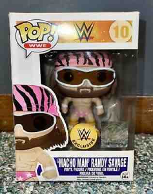 MACHO MAN RANDY SAVAGE FUNKO POP 10 - WWE EXCLUSIVE RARE VAULTED RETIRED