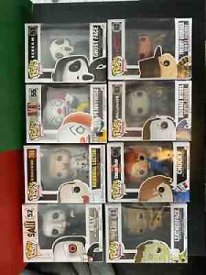 Funko Pop HORROR! 8 Pops! Billy From SAW #52 !!GHOST FACE 51! PENNYWISE! CHUCKY!