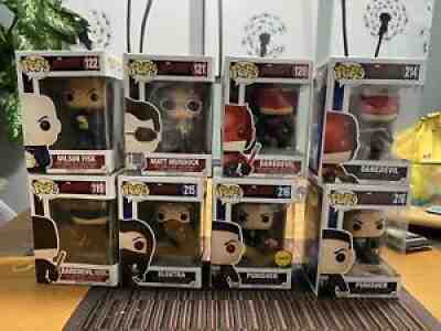 Daredevil Funko Pop Collection. 119 120 121 122 214 215 216 216 Chase. NOT MINT