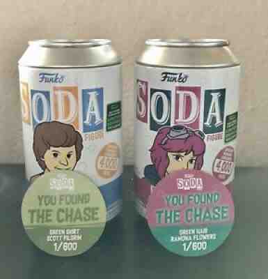 Funko SODA POP! Scott Pilgrim Chase & Ramona Flowers Chase Green ECCC 2020 1/600