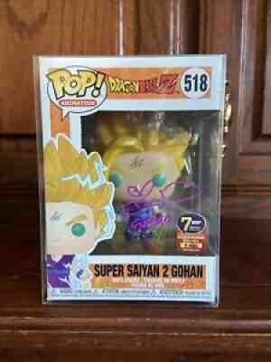 Funko Pop! DragonBall Z: Super Saiyan 2 Gohan #518 SIGNED Clinkenbeard LE 8pcs!!