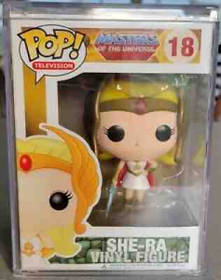 NEW She-Ra Funko Pop #18 MOTU Vaulted Retired Original 1st Print Hard Stack