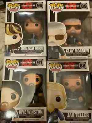 funko pop sons of anarchy lot VAULTED JAX, Gemma, Clay and OPIE 88, 89, 90 & 91