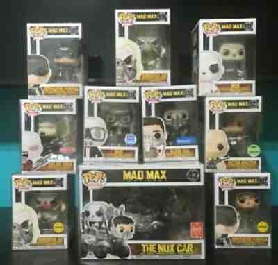 Mad Max Fury Road Funko Pop Lot of 10 (READ DESCRIPTION)