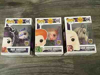 FUNKO POP - SANDERSON SISTERS HOCUS POCUS- SET All Signed Very Rare