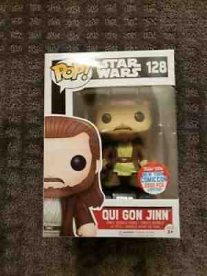 Funko Pop Star Wars Qui Gon Jinn NYCC 2000 PCS Exclusive