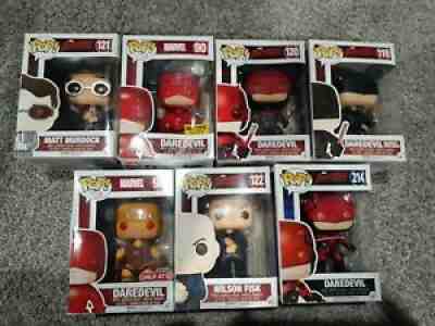 Marvel/Netflix MCU Daredevil Funko Pop Lot of 7 || # 90 90 119 120 121 122 214