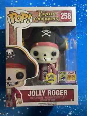 Funko POP! Pirates of the Caribbean 258 Jolly Roger GITD 2017 SDCC 1000 PCS LE