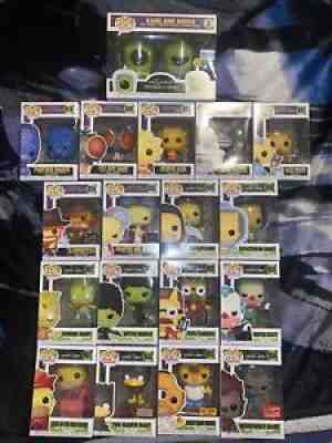 Funko POP Vinyl THE SIMPSONS TREEHOUSE OF HORROR LOT w/ SDCC Kang & Kodos 2 Pack