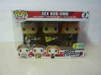 Funko Pop! - SCOTT PILGRIM - SEX BOB-OMB 3-PACK - NIB - STEPHEN STILLS/KIM PINE