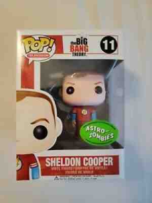 Funko Pop Sheldon Cooper FLASH SHIRT ASTRO ZOMBIES Exclusive 1000 Piece Vintage!