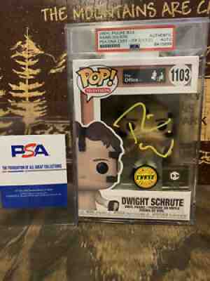 Funko Pop The Office Dwight Schrute #1103 Chase Rainn Wilson Signed Autographed