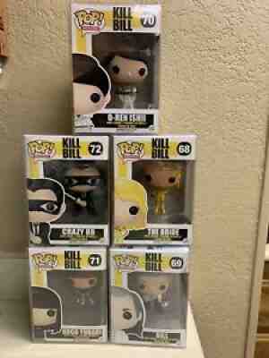 Kill Bill Funko Pop Complete Set 68-72 Read Description