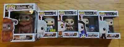 NIB Vaulted Labyrinth Funko Pop Jareth Sarah Worm Ludo Hoggle complete Set of 5