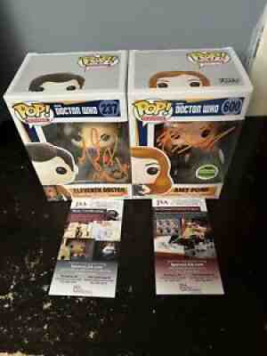 signed doctor who funko pops (READ DESCRIPTION!)