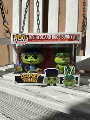 Funko Pop Looney Tunes Mr. Hyde and Bugs Bunny 2Pack SDCC Toy Tokyo 2017 LE 850