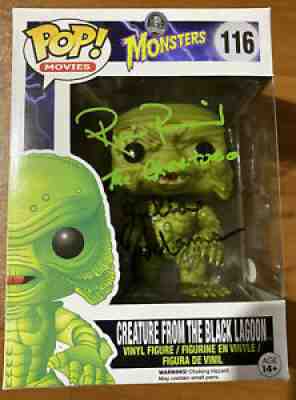 Browning & Adams Signed Creature from the Black Lagoon 116 Funko - JSA QQ39772