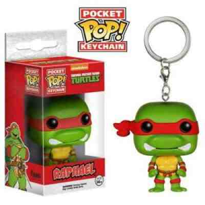 FUNKO Teenage Mutant Ninja Turtles Pocket Pop! Keychain Raphael NEW IN STOCK!