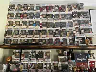 Funko Pop Marvel And Star Wars Lot Of 70