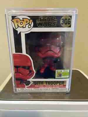 RARE FUNKO POP! STAR WARS 306 SDCC EXCLUSIVE SITH TROOPER 3.75