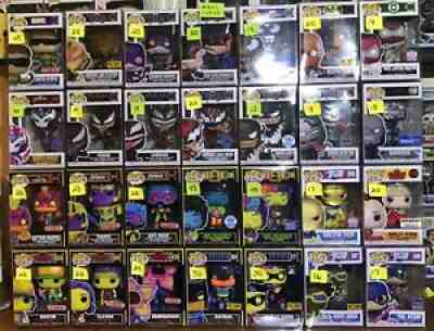 Funko Pop Lot 159 Chases, Blacklight, Marvel, Anime Etc +Protectors PPG ~$5000!!