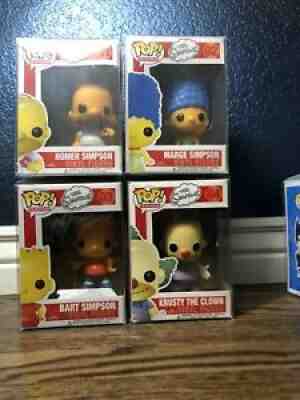 Funko Pop The Simpsons Homer 01 Marge 02 Bart 03 Krusty 04