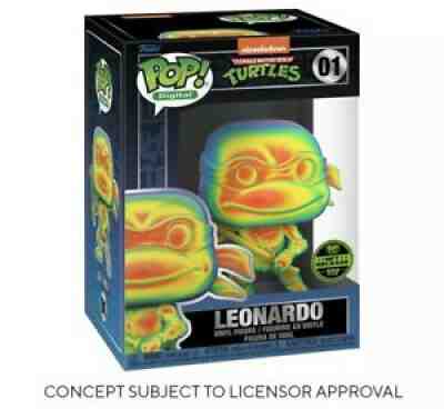 Funko Pop TMNT Leonardo Grail Thermal Physical Pop Preorder