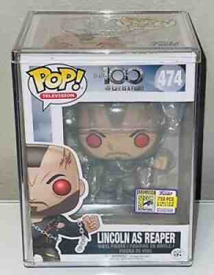 SDCC 2017 FUNKO POP LINCOLN AS REAPER LTD ED of 750 w/ POP STACK HARD CASE !!!