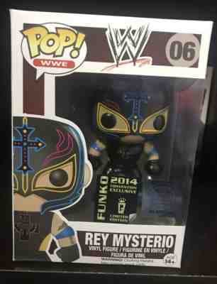 Rey Mysterio Black Pop Funko, SDCC, ð??¥Free Protective Caseð??¥ 2014