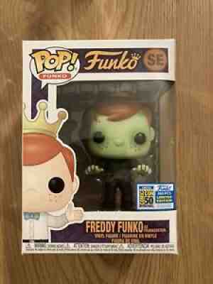 Freddy Funko Pop As Frankenstein Sdcc 2019 1/350 Rare! Mint!