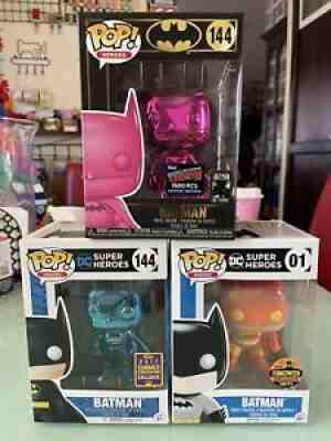 funko pop Batman exclusive limited edition 3 Boxes Set ð??ð?¥° ¤ 