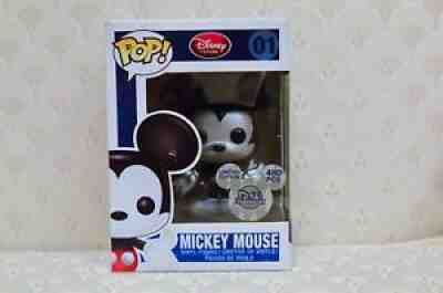 Funko Pop - Mickey Mouse Metallic #01 - SDCC 2011 LE 480 - Rare Disney D23