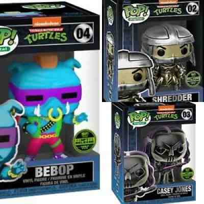 Funko Redemption TMNT Bebop, Shredder, & Casey Jones set of 3 SHIPS THIS WEEK!