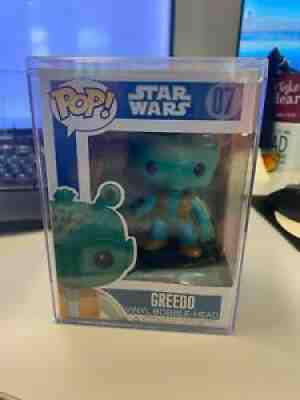 Funko Pop! Vaulted Blue Box Greedo retired RAREÂ Star Wars grail han solo scene