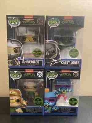 TMNT Digital NF T, Bebop, Freddy, Shredder, Casey Set Of 4! Funko Pop Digital!