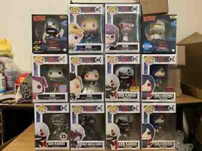 Tokyo Ghoul Funko Pop Set of 10 And 2 Dorbz