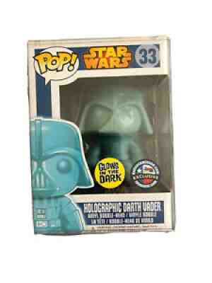 Funko Pop Star Wars Holographic Darth Vader Dallas Comic Con Toy MatrixÂ 