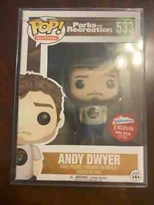 Funko Pop! Television Parks And Rec Andy Dwyer Mouse Rat Fugitive Toys