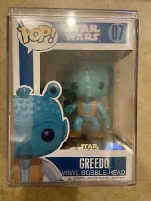 Funko Pop! Blue Box Large Font Letters - Greedo VaultedÂ  Super RARE Star Wars #7