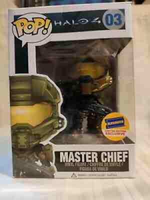 Funko Pop Halo 4 Gold Master Chief 03 Blockbuster Ultra Rare Grail Retired