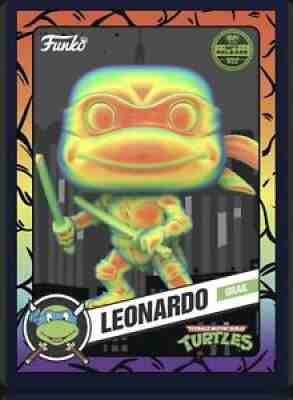 Funko Pop TMNT Leonardo Grail Thermal Physical Pop Read Discription SHIPPED!!!