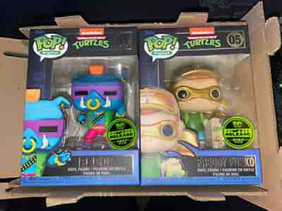 Funko Pop! Digital TMNT 2 PACK FREDDY FUNKO GOLD BEBOP LEGENDARY RARE LIMITED