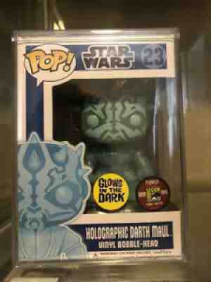 Funko POP! Disney Star Wars SDCC 2012 Holographic Darth Maul LE 480. Grail GITD