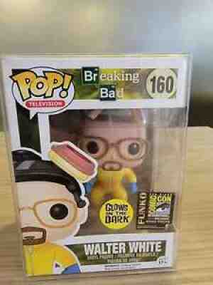 Funko POP! Breaking Bad #160 Walter White 2014 San Diego Comic Con w/hard protec