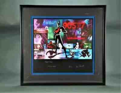 Warner Brothers BATMAN BEYOND LITHOGRAPH Limited Edition Animation Art Signed