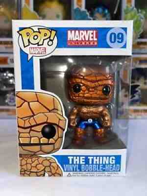 SDCC 2011 FUNKO POP MARVEL THE THING ERROR ??Black Eyeâ? METALLIC.