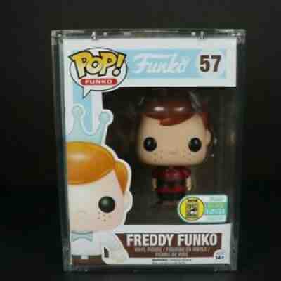 Funko pop! Freddy Funko as Charlie Brown Red Shirt SDCC 2016 24 piece Read All